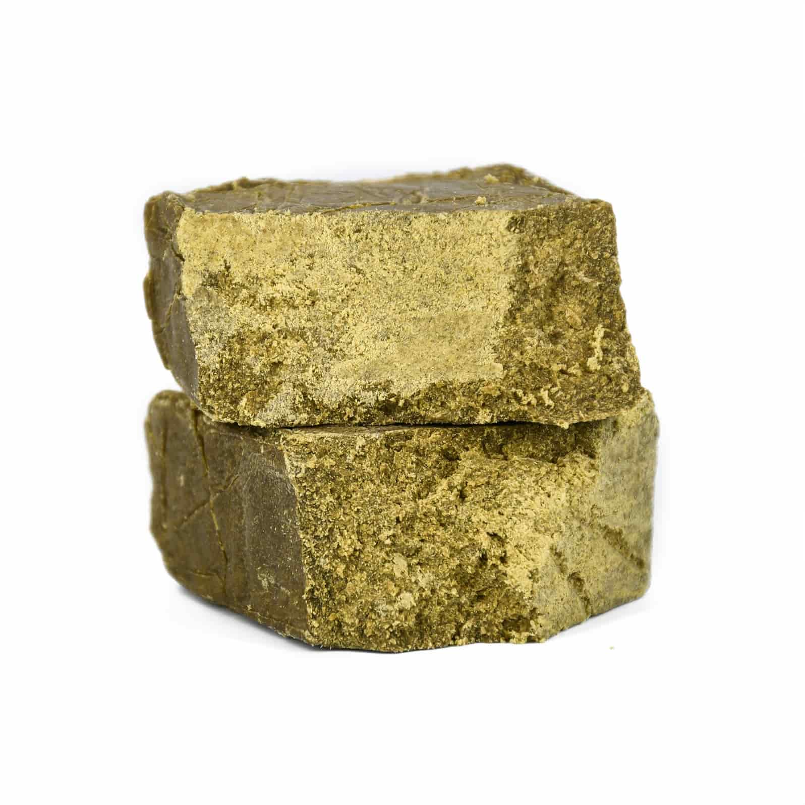 Resinas de CBD Premium - Bloques de hash dorado de alta concentración